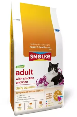 Smolke Adult kattenvoer kip 4kg