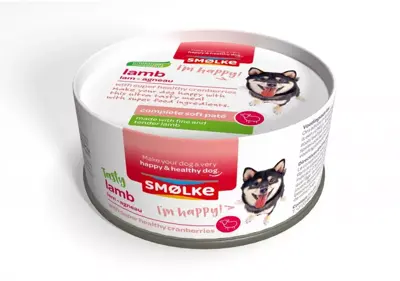 Smolke hondenvoer Soft Pate lam 125g