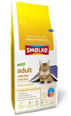 Smolke kat adult fish & rice 2kg
