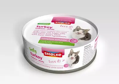 Smolke Soft paté kattenvoer kalkoen 80g
