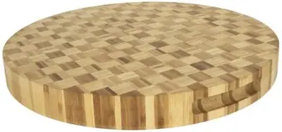 Snijplank bamboe dia38x4cm fsc