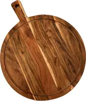 Snijplank taro rond acaciahout 50x40xh2cm - afbeelding 1