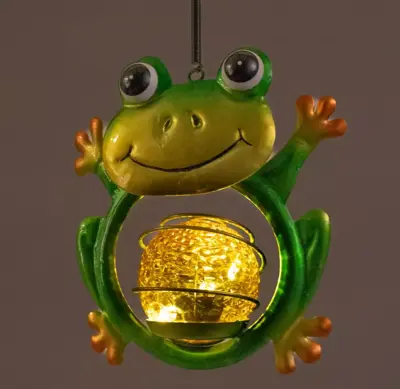 Solar hanger kikker 16x15cm - afbeelding 3