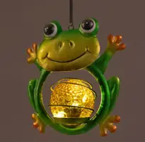 Solar hanger kikker 16x15cm - afbeelding 3