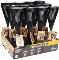 Solar lamp led mat zwart - afbeelding 3