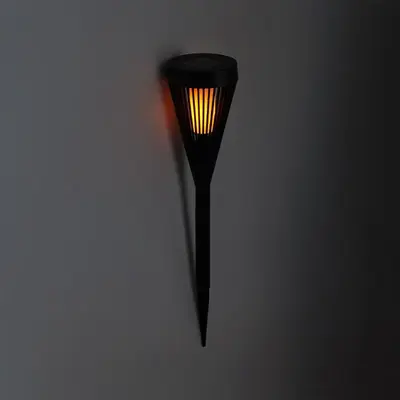 Solar lamp led mat zwart - afbeelding 2