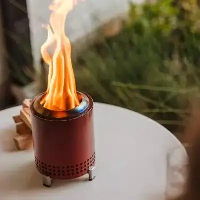 Solo Stove Mesa tafelvuurkorf uit rvs mulberry ø 12.7cm - afbeelding 2