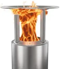Solo stove mesa warmte deflector uit rvs ø 19.6cm - afbeelding 2