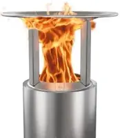 Solo stove mesa warmte deflector uit rvs ø 19.6cm - afbeelding 2