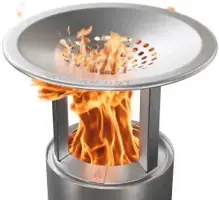 Solo stove mesa warmte deflector uit rvs ø 19.6cm