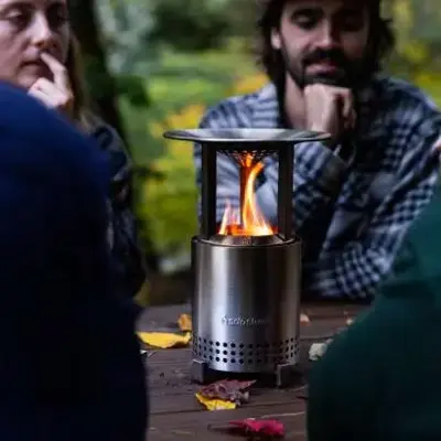 Solo stove mesa warmte deflector uit rvs ø 19.6cm - afbeelding 3
