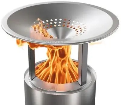 Solo stove mesa xl warmte deflector uit rvs ø 26.9cm - afbeelding 2