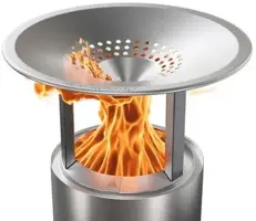 Solo stove mesa xl warmte deflector uit rvs ø 26.9cm - afbeelding 2