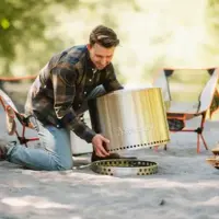 Solo Stove vuurkorf Bonfire 2.0 met standaard d49.5cm RVS - afbeelding 3