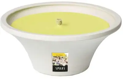 Spaas geurkaars buiten terracotta lemon breeze