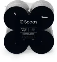 Spaas geurtheelicht maxi midnight magic 8 stuks