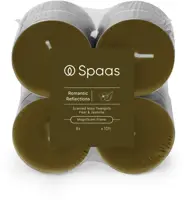 Spaas geurtheelicht maxi romantic reflections 8 stuks
