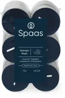 Spaas geurtheelicht midnight magic 12 stuks