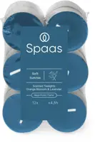 Spaas geurtheelicht soft sunrise 12 stuks