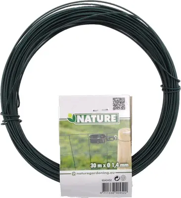 Spandraad geplastific. d1.4mm l30m - afbeelding 2