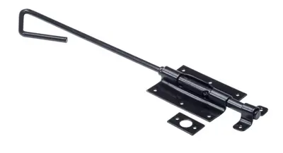 Staartgrendel Zware zwarte | ø16 mm, 400-125x85 mm​