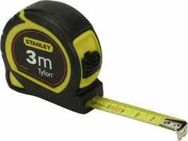 STANLEY 0-30-687 Tylon Rolbandmaat – 3 meter | Compact, duurzaam en accuraat meten - afbeelding 1