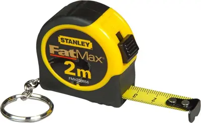 Stanley 1-33-856 FatMax Sleutelhanger Rolbandmaat – 2m x 13mm - afbeelding 1