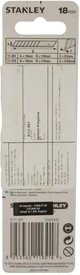 Stanley afbreekmesjes 10 stuks,18mm - afbeelding 2
