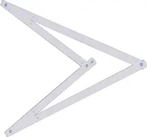 Stanley Opvouwbare Bouwhaak – 122 x 122 x 172 cm – Aluminium - afbeelding 1