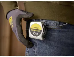 Stanley PowerLock Rolbandmaat – 5 m x 19 mm - afbeelding 4