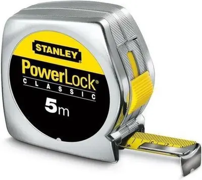 Stanley PowerLock Rolbandmaat – 5 m x 19 mm - afbeelding 1