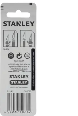 Stanley reserve hobbymes voor 10-401 3 stuks - afbeelding 2