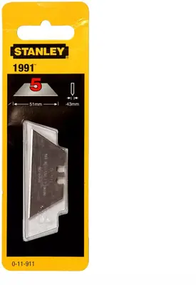 Stanley Reserve Mesjes 1991 – 5 stuks (50 x 0,43 x 19 mm) - afbeelding 3