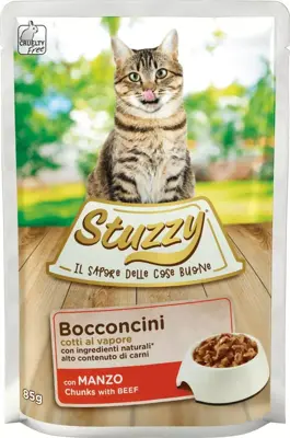 Stuzzy Chunks kattenvoer rund 85g