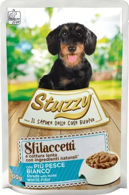 Stuzzy Hond Shreds vis 100g