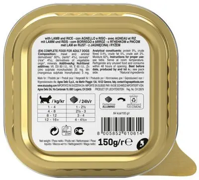 Stuzzy honden paté lam & rijst 150g - afbeelding 2