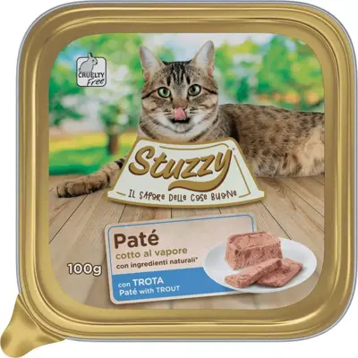 Stuzzy kat pate forel 100gr