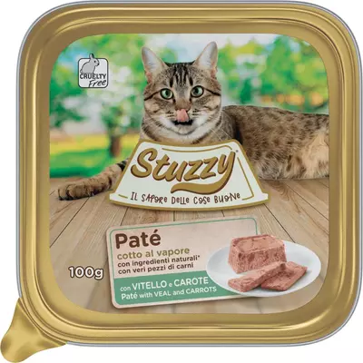 Stuzzy Kat Paté kalf wortel 100gr