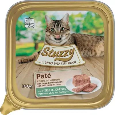 Stuzzy kat pate kalf wortel 100gr