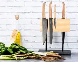 Style de Vie Magnetisch messenblok eiken met voet - afbeelding 7
