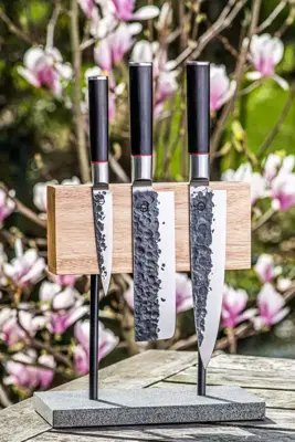 Style de Vie Magnetisch messenblok eiken met voet - afbeelding 12