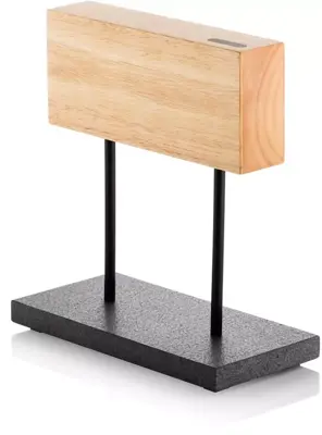 Style de Vie Magnetisch messenblok eiken met voet - afbeelding 1
