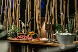 Style de Vie Magnetisch messenblok walnoot met voet - afbeelding 7