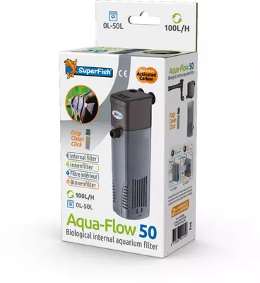 Superfish Aquaflow 50 filter 100 l/h - afbeelding 1