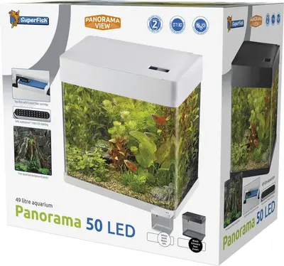 Superfish Aquarium panorama 50 zwart 1Stuk