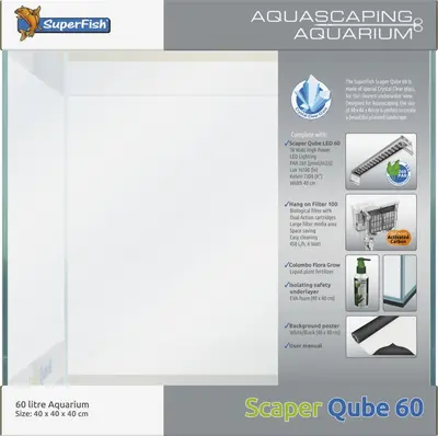 Superfish aquarium Scaper Qube 60l - afbeelding 2