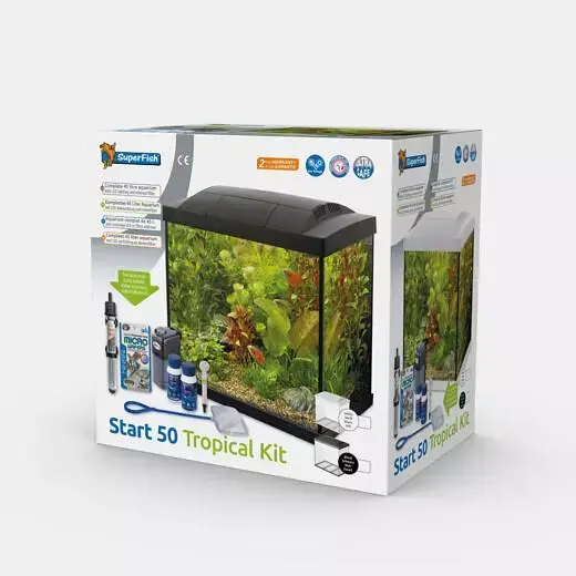 onvoorwaardelijk Mos opgraven Superfish aquarium Start 50 tropical kit zwart kopen? - tuincentrum Osdorp  :)