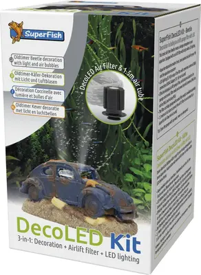 Superfish Aquariumdecoratie led set beetle 1Stuk