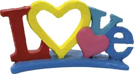 Superfish Aquariumdecoratie rainbow love 1Stuk kopen?