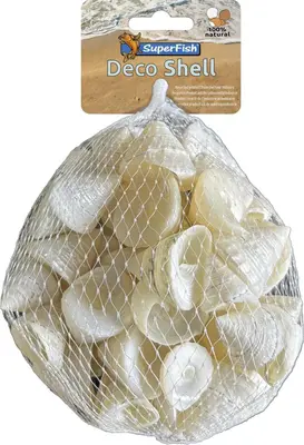 Superfish Aquariumdecoratie schelp spiraal wit 200GRM